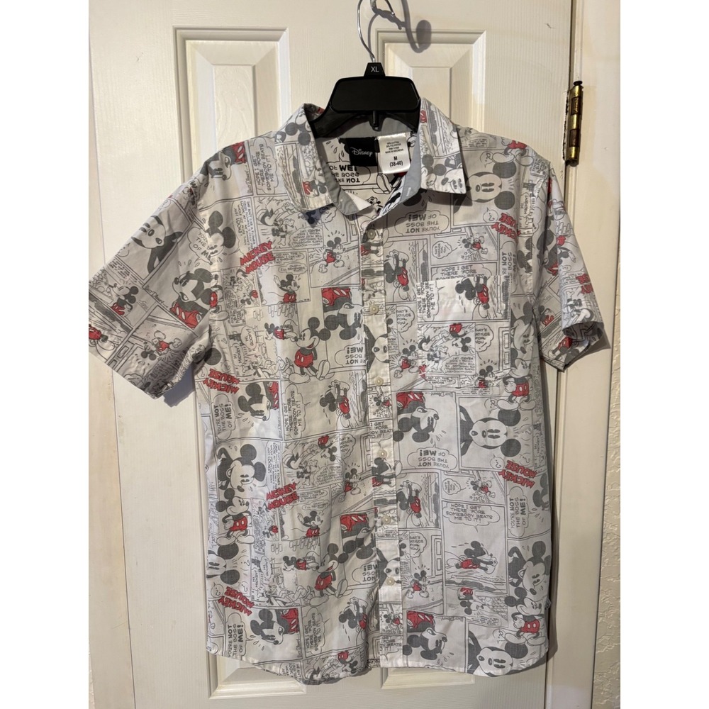 Disney Reverse‎ Button Down Shirt Mickey Mouse
